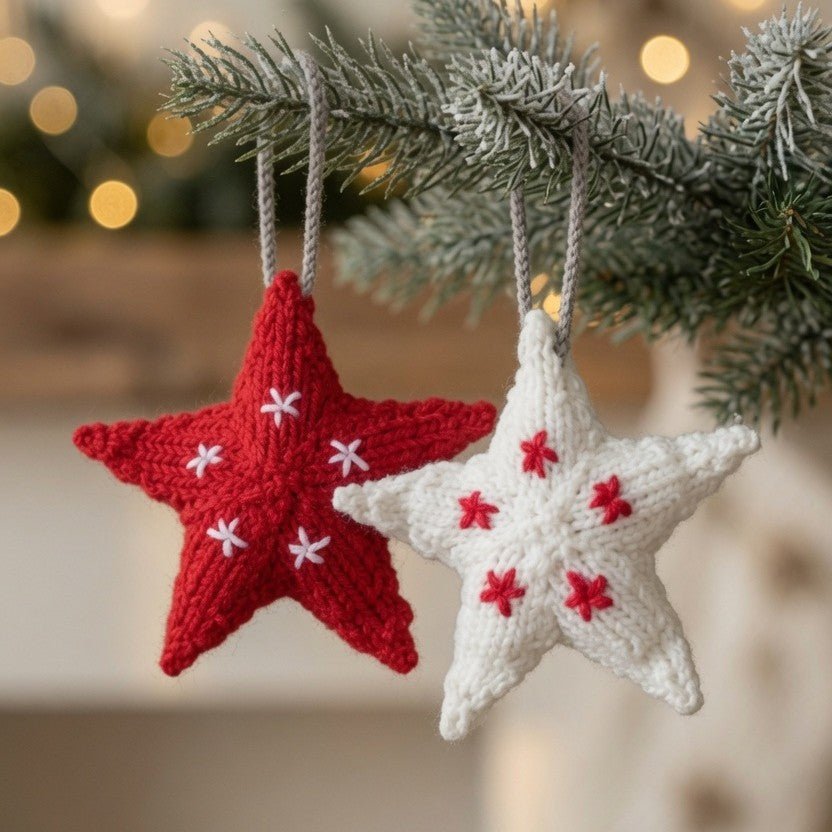 Star Knitting Pattern PDF Download - Fitting in Knitting