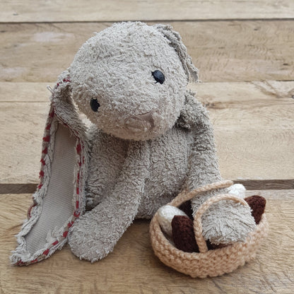 Baby Basket and Mini Eggs Knitting Pattern PDF Download - Fitting in Knitting