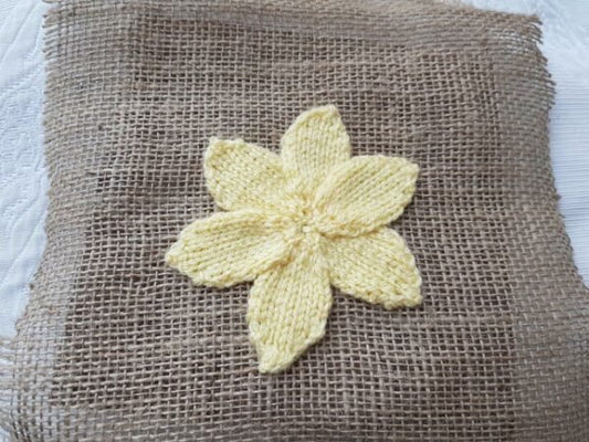 Daffodil Picture Knitting Pattern PDF Download - Fitting in Knitting