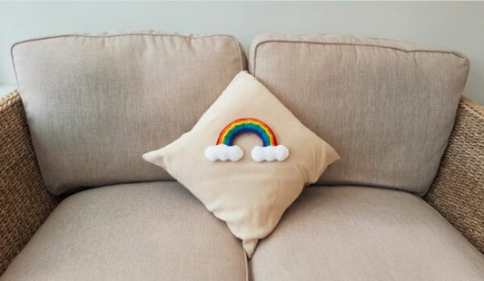 Rainbow Knitting Pattern PDF Download - Fitting in Knitting