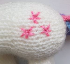 Unicorn Knitting Pattern PDF Download - Fitting in Knitting