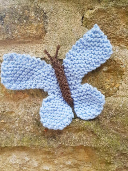 Quick Butterfly Knitting Pattern PDF Download