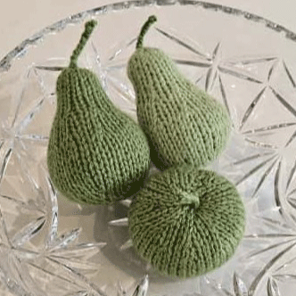 Apples & Pears Knitting Pattern PDF Download - Fitting in Knitting