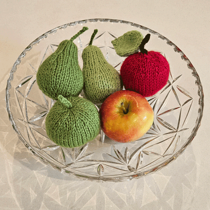 Apples & Pears Knitting Pattern PDF Download - Fitting in Knitting