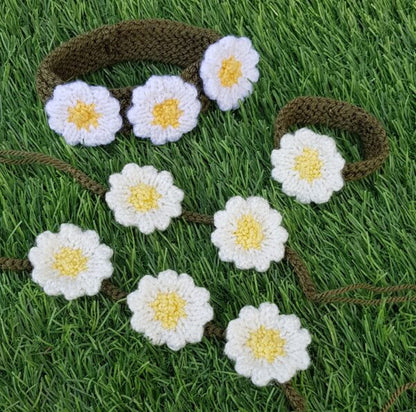 Daisy Bracelet & Daisy Chain Knitting Pattern PDF Download
