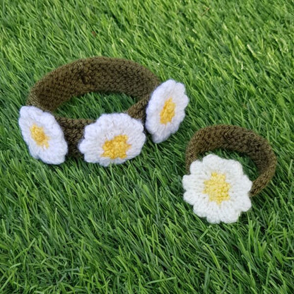 Daisy Bracelet & Daisy Chain Knitting Pattern PDF Download