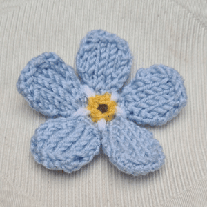 Forget - me - not Knitting Pattern PDF Download - Fitting in Knitting