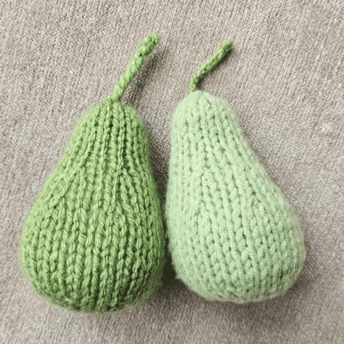 Apples & Pears Knitting Pattern PDF Download - Fitting in Knitting