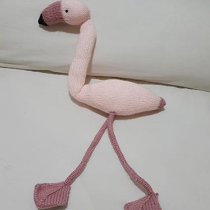 Large Flamingo Knitting Pattern PDF Download