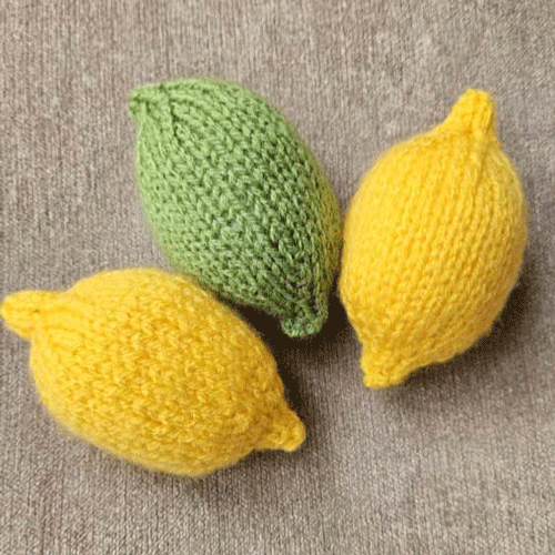 Oranges & Lemons Knitting Pattern PDF Download - Fitting in Knitting