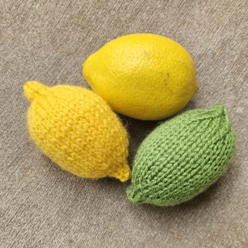 Oranges & Lemons Knitting Pattern PDF Download - Fitting in Knitting