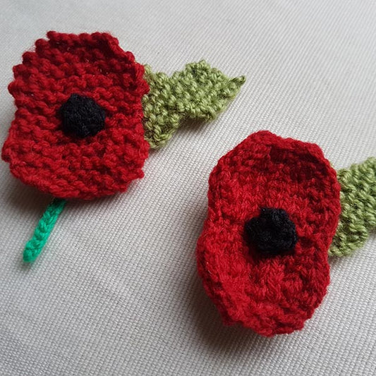 Traditional Poppy Knitting Pattern PDF Download