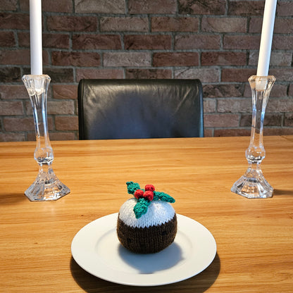 Big Christmas Pudding Knitting Pattern PDF Download