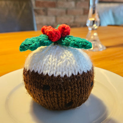Big Christmas Pudding Knitting Pattern PDF Download