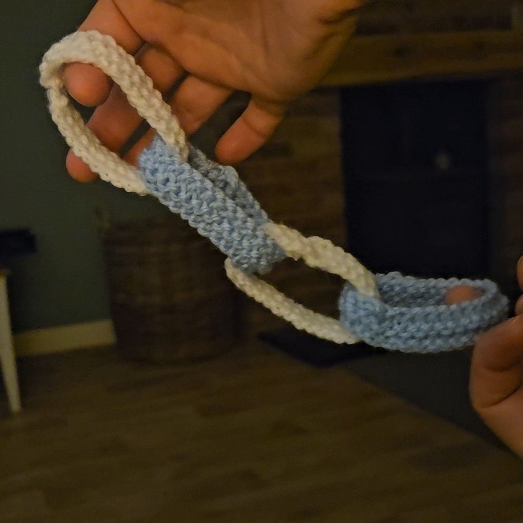Napkin Rings and Knitted Paper Chains Knitting Pattern PDF Download - Fitting in Knitting