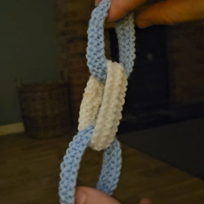 Napkin Rings and Knitted Paper Chains Knitting Pattern PDF Download - Fitting in Knitting