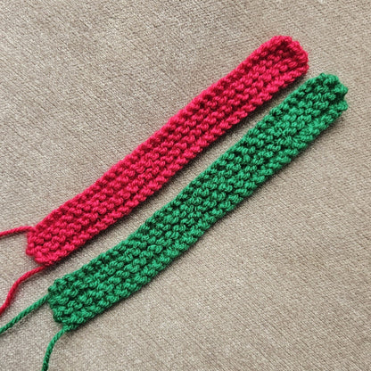 Napkin Rings and Knitted Paper Chains Knitting Pattern PDF Download - Fitting in Knitting