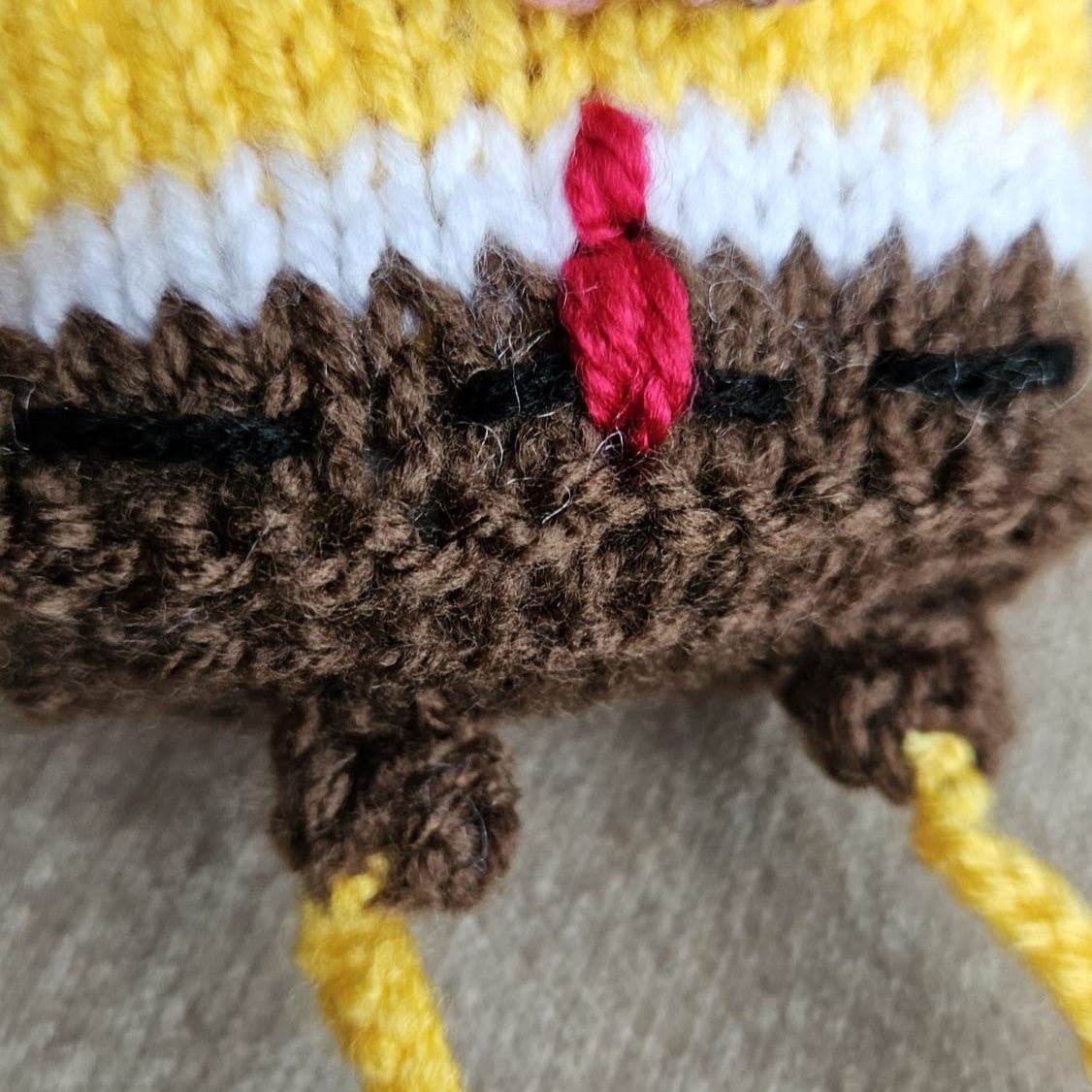 SpongeBob Knitting Pattern PDF Download - Fitting in Knitting