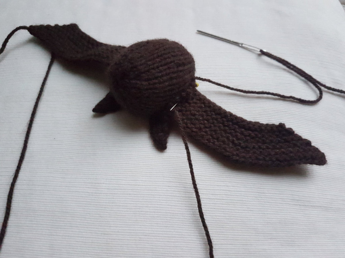 Bat Knitting Pattern PDF Download - Fitting in Knitting