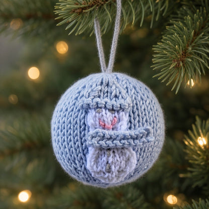 Bauble Knitting Pattern PDF Download - Fitting in Knitting
