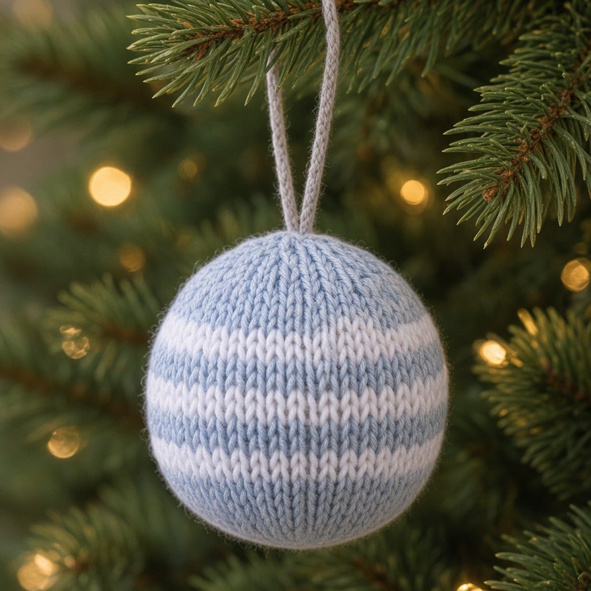 Bauble Knitting Pattern PDF Download - Fitting in Knitting