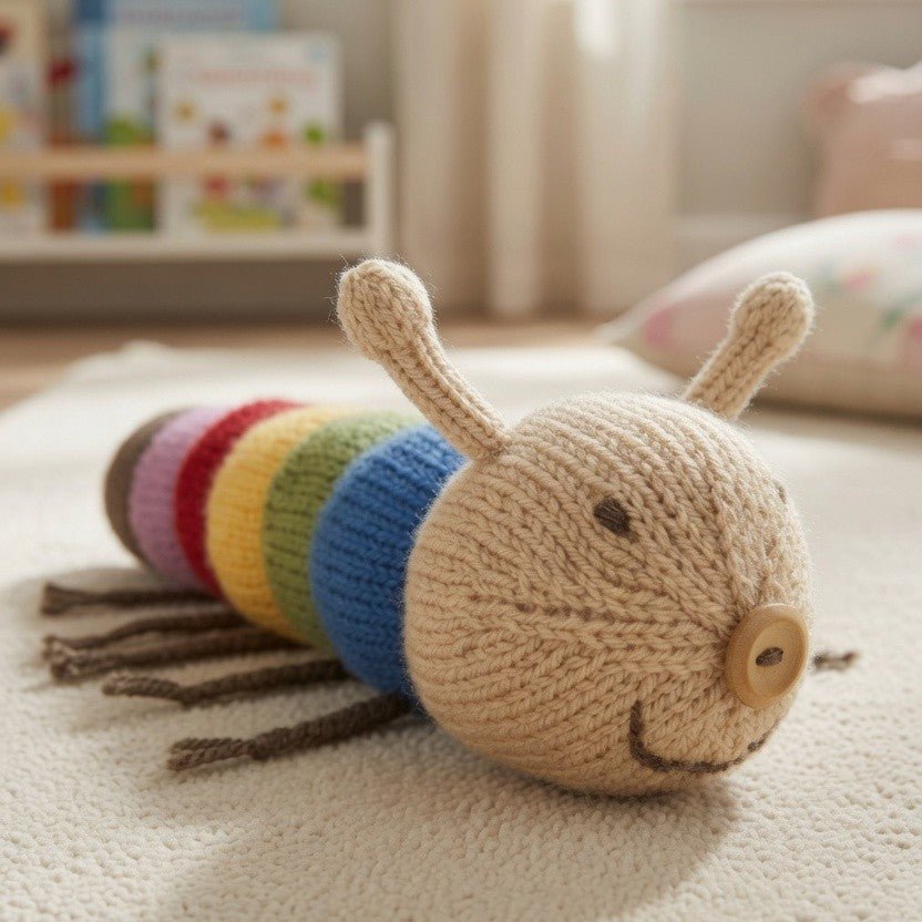 Caterpillar Knitting Pattern PDF Download - Fitting in Knitting
