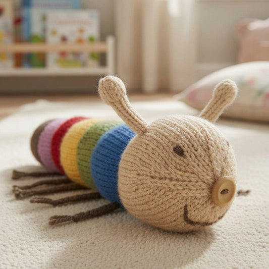 Caterpillar Knitting Pattern PDF Download - Fitting in Knitting