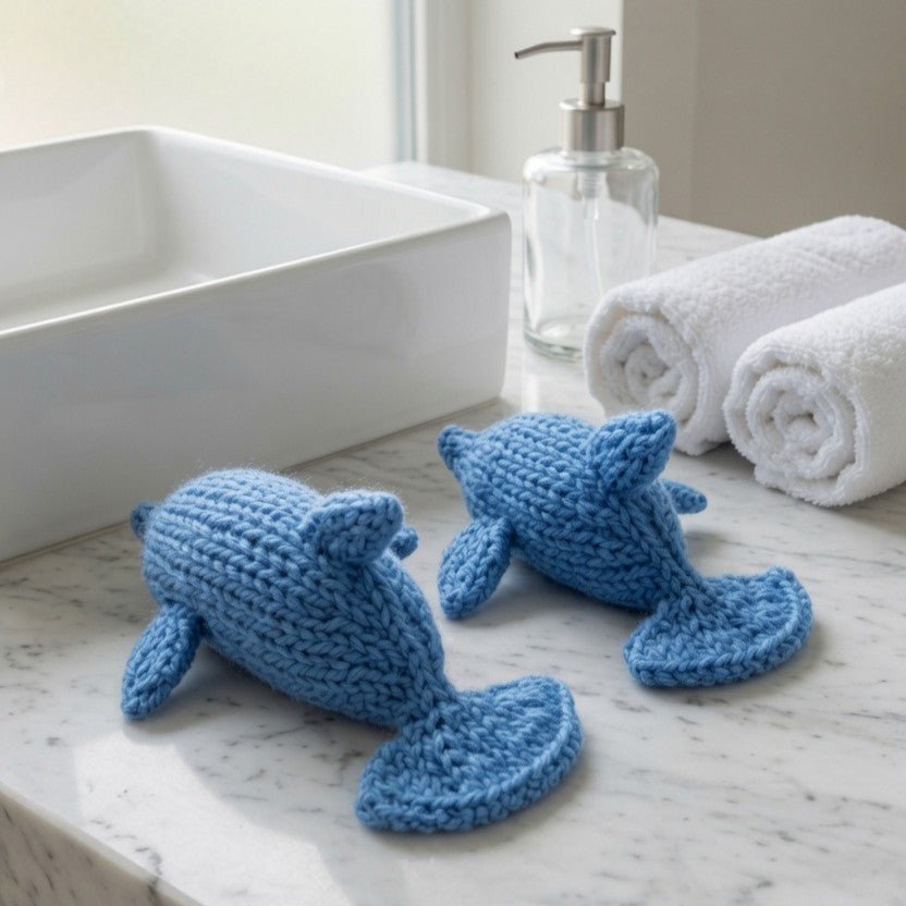 Dolphin Knitting Pattern PDF Download - Fitting in Knitting
