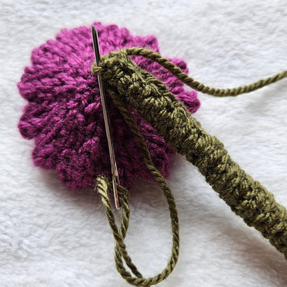 Flower Knitting Pattern PDF Download - Fitting in Knitting