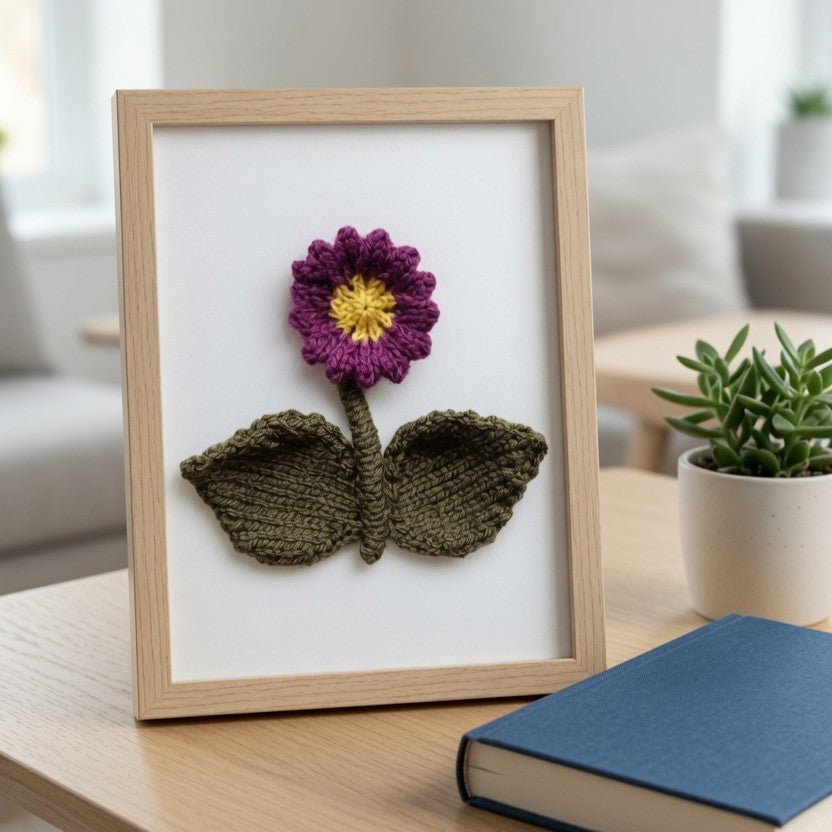 Flower Knitting Pattern PDF Download - Fitting in Knitting