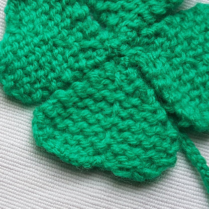 Four Leaf Clover Knitting Pattern PDF Download - Fitting in Knitting