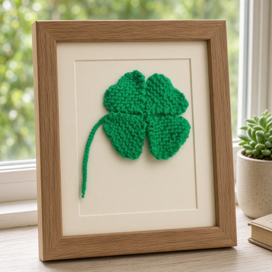 Four Leaf Clover Knitting Pattern PDF Download - Fitting in Knitting