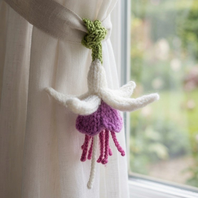 Fuchsia Tea Cosy Knitting Pattern PDF Download - Fitting in Knitting