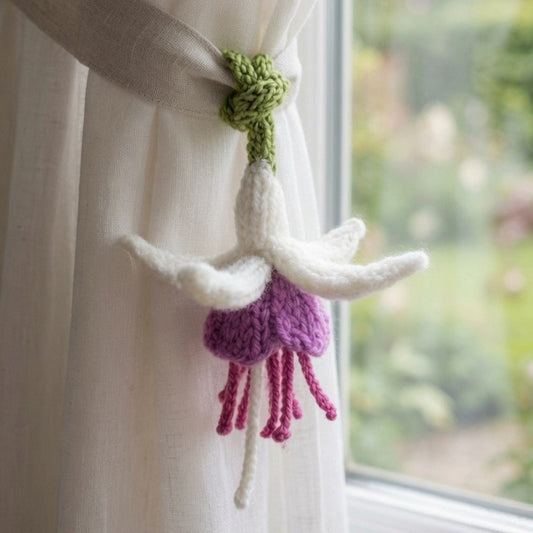 Fuchsia Tea Cosy Knitting Pattern PDF Download - Fitting in Knitting