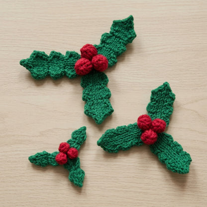 Holly & Berries Knitting Pattern PDF Download