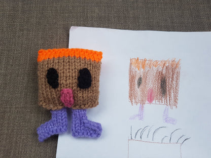 Monster Knitting Pattern PDF Download - Fitting in Knitting