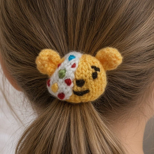 Pudsey Bear Knitting Pattern PDF Download - Fitting in Knitting