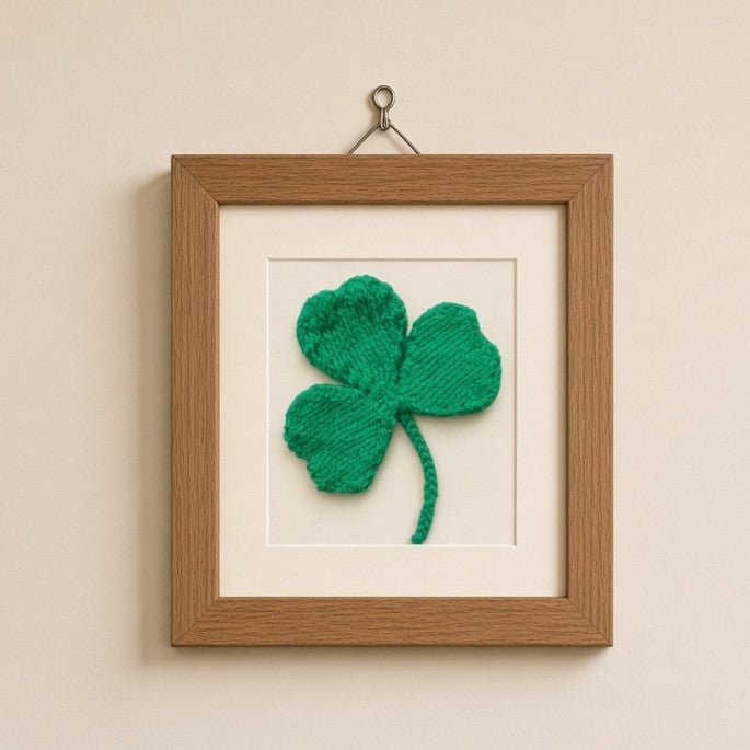 Shamrock Knitting Pattern PDF Download - Fitting in Knitting