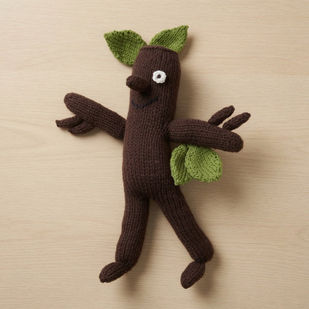 Stick Man Knitting Pattern PDF Download - Fitting in Knitting