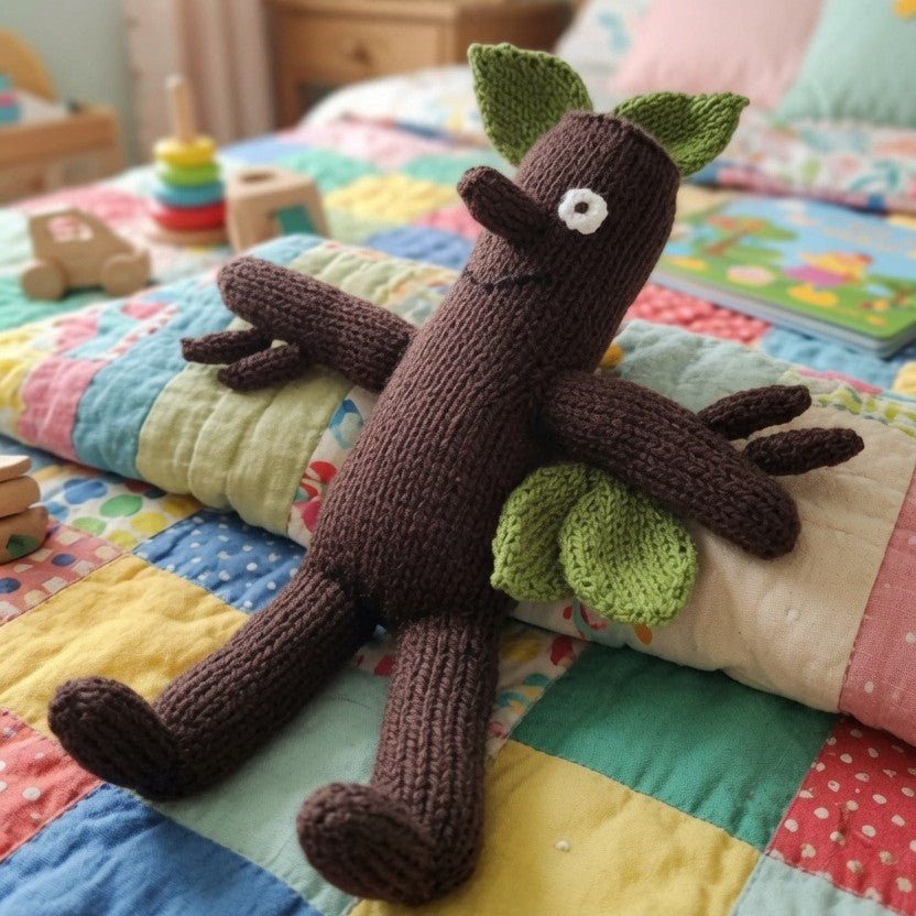 Stick Man Knitting Pattern PDF Download - Fitting in Knitting