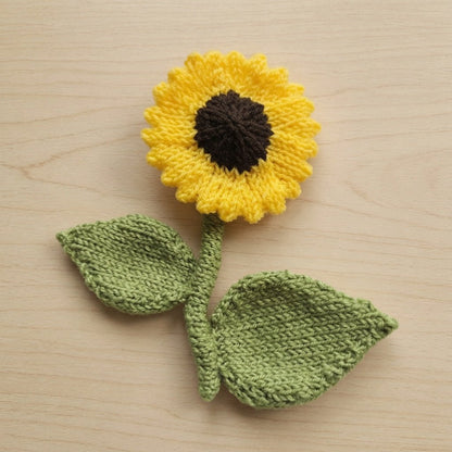 Sunflower Knitting Pattern PDF Download - Fitting in Knitting