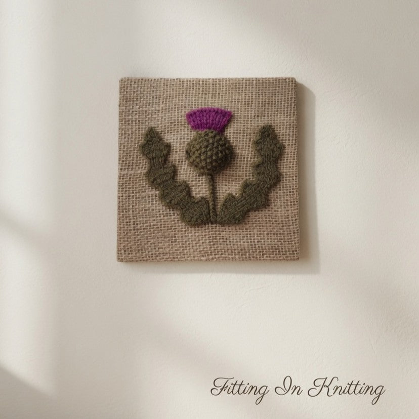 Thistle Knitting Pattern PDF Download - Fitting in Knitting