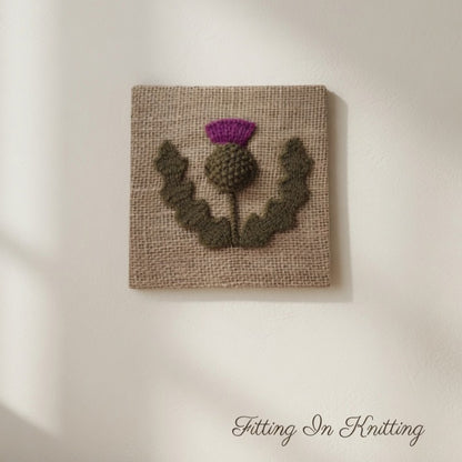 Thistle Knitting Pattern PDF Download - Fitting in Knitting