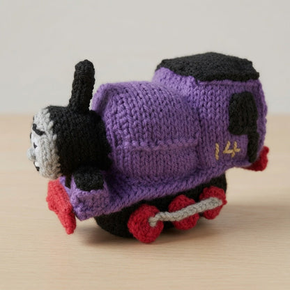 Charlie Train Knitting Pattern PDF Download (Based on Thomas & Friends) - Fitting in Knitting