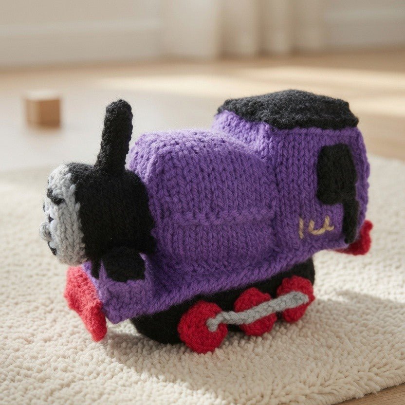 Charlie Train Knitting Pattern PDF Download (Based on Thomas & Friends) - Fitting in Knitting