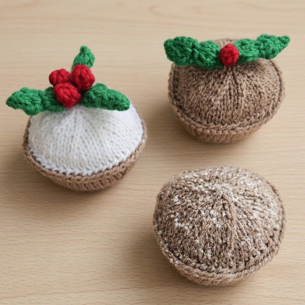 Mince Pie Knitting Pattern PDF Download - Fitting in Knitting