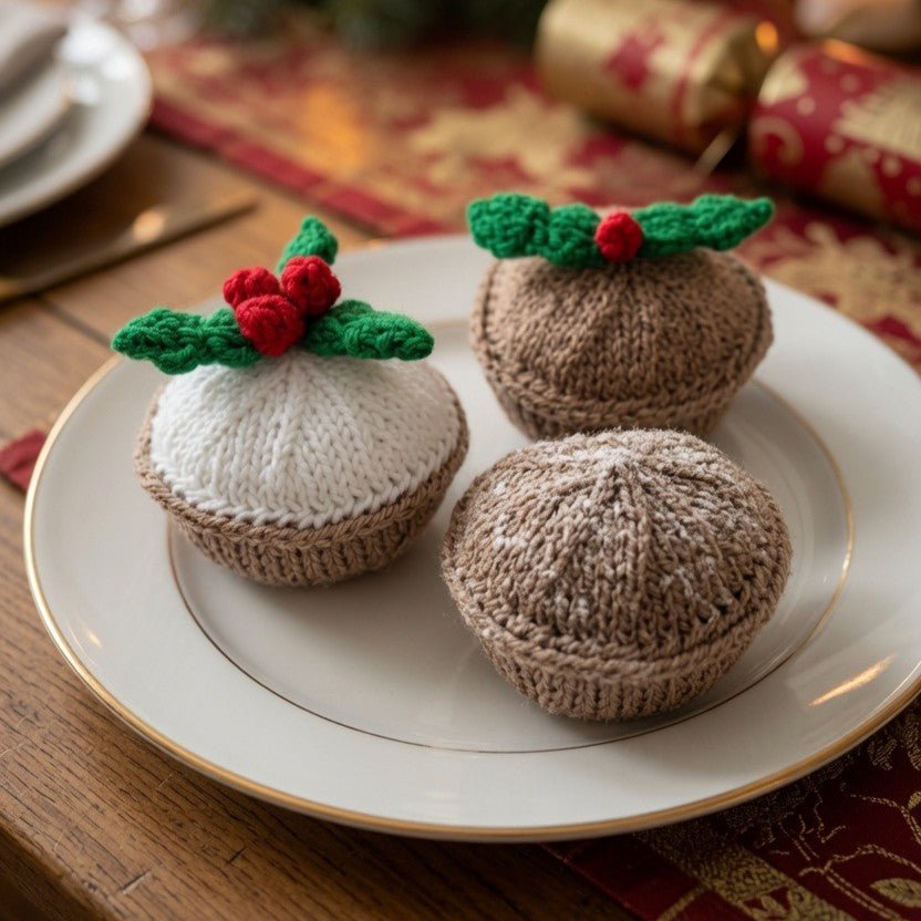 Mince Pie Knitting Pattern PDF Download - Fitting in Knitting