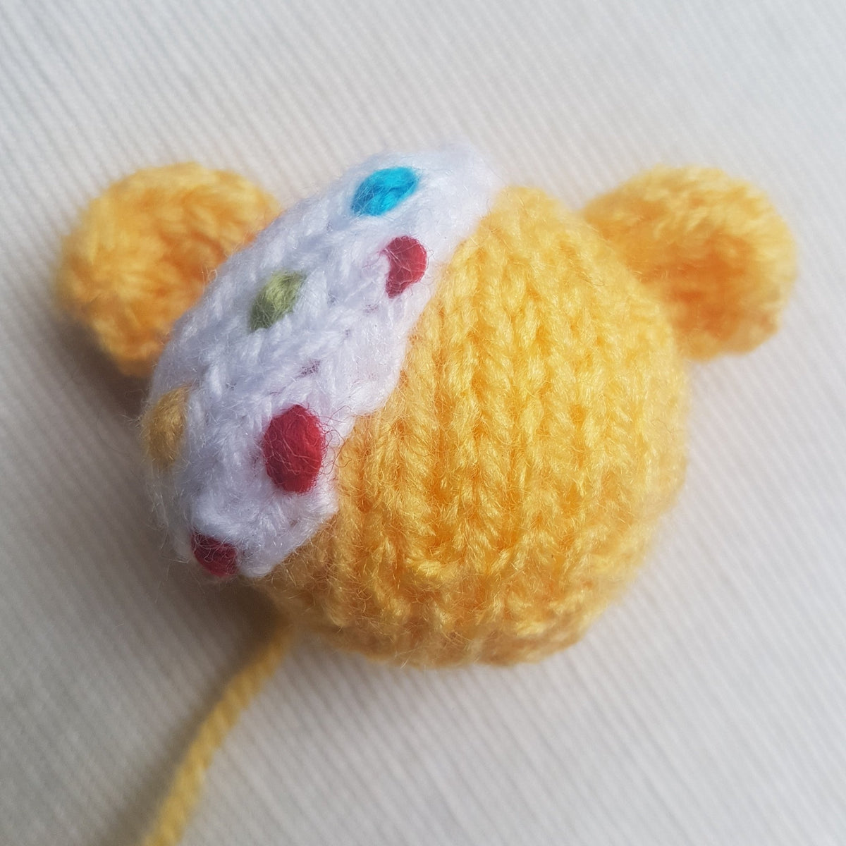 Pudsey Bear Knitting Pattern PDF Download - Fitting in Knitting