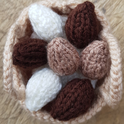 Baby Basket and Mini Eggs Knitting Pattern PDF Download - Fitting in Knitting