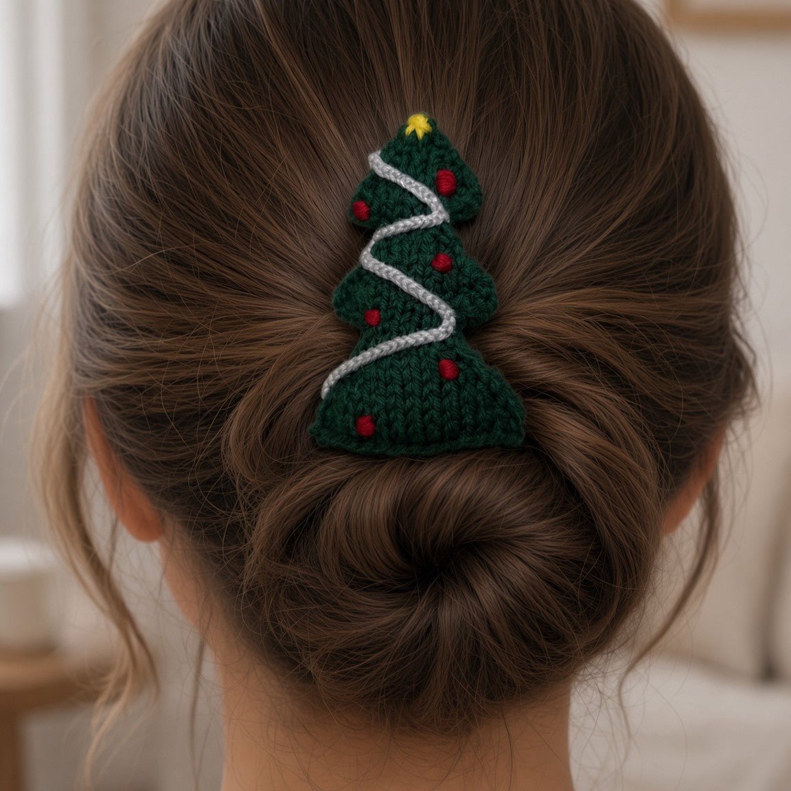 Little Christmas Tree Knitting Pattern PDF Download - Fitting in Knitting